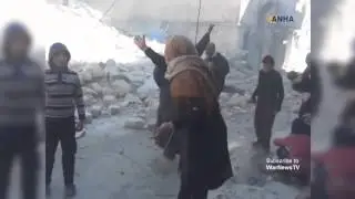 СИРИЯ Убийство мирных жителей в Алеппо ⁄ SYRIA Terrorist' gang fired on civilians in Aleppo