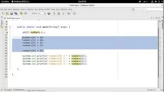 43 Arrays a short syntax to create and initialize an array in Java | المصفوفات في لغة جافا