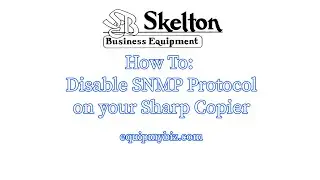 How To Disable SNMP on Sharp Copier SOLVED