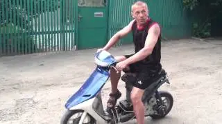 Электроскутер. Пробный запуск. Full throttle.