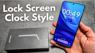 Samsung S25 / S25 Ultra - Change Lock Screen Clock Style & Size