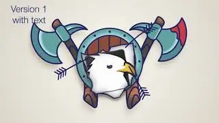 Viking shield logo | After Effects template