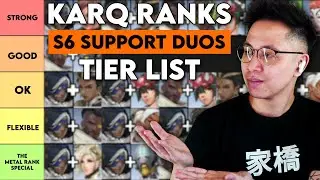 KarQ ranks SUPPORT DUOs for Overwatch 2 Season 6 (Tier List)