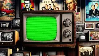 OLD TV ZOOM GREEN SCREEN