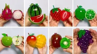 Fruits Squishy🍉🍓🍋🥝🍏🥭🍇🍌🥑DIY with Nano Tape Compilation!