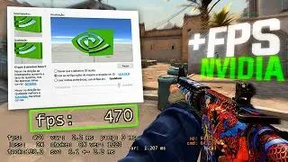 Melhor CONFIGURAÇÃO da NVIDIA para AUMENTAR o FPS no CS:GO!