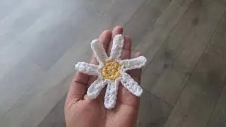 Crochet Daisy Flower #crochet #handmade #diy