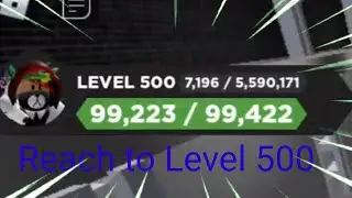 Reach to level  500 in Treasure Quest || Roblox