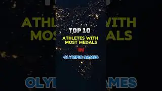 TOP 10 ATHLETES WITH MOST MEDALS IN OLYMPIC GAMES. #puzzlechallenge #quiz #gk #viralshorts2024
