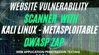 How to scan any website for vulnerabilities with Kali Linux?