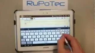 Turn off the predictive text function T9 on Tablet Samsung Galaxy Note 10.1 Android. Update