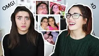 REACCIONAMOS A NUESTRAS FOTOS ANTIGUAS | Carla Laubalo