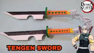 How to Make a Demon Slayer Uzui Tengen Sword | Kimetsu no Yaiba
