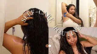 RELAXING SELF-CARE NIGHT ROUTINE 2023| Hair wash + Waxing + Dermaplaning + Exfoliating