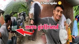 Girlfriend sanga🥰 धेरै दिन पछि भेट भयो ☺️//