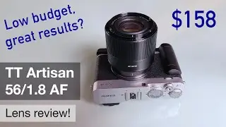 This great new AF lens is only $158 – TT Artisan 56mm f/1.8 APS-C