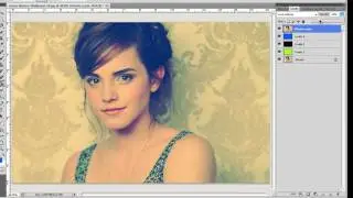 Tutorial Effetto Vintage/ Vintage Effect (Colori Freddi-Cold Colors) - Ps cs5 [Emma Watson]