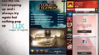 Garena League of Legend Problem! Not popping up HELP!!