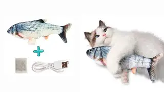 Игрушка для кота вибрирующая живая рыба CAPSBOARD FISH