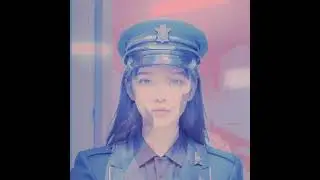 Aria Lee with Uniform dress