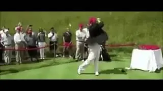 Trump drives golf ball into Hillary Clinton - CNN Parody