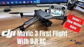 DJI Mavic 3 First Flight With DJI RC