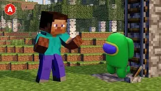 Among Us dans la Vraie Vie Jouent à Cache-Cache et une Porte Secrète de Téléportation vers Minecraft