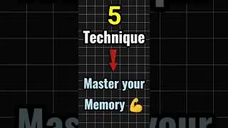 5 Memory Techniques to improve your Study | #shorts #short