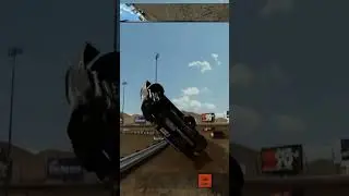 NASCAR heat dirt flip #nascarcrashes #nascar #dirtracing