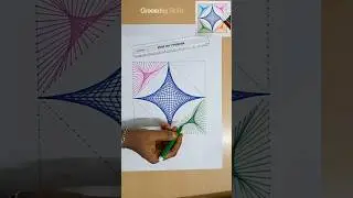 Simple Geometrical Square Design  || Easy Geometric Pattern ||Geometric Chart #shorts#ytshorts#viral