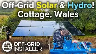 🏡 Off-Grid Power System Installation: Solar, Batteries & Hydro Restoration in Wales 🏴󠁧󠁢󠁷󠁬󠁳󠁿