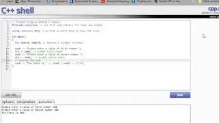 Code to add 2 numbers, in C++ and in JavaScript.