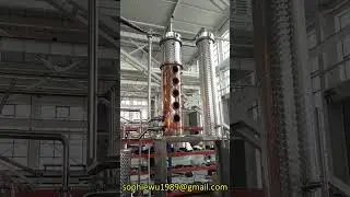 1000L whisky gin rum still spirits still reflux column still copper bubble cap plate hybrid still