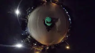 Insta360 One R - Riding Night Sample, Standard auto mode