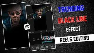 Black Line Effect Video Editing | Instagram Trending Reels Editing | Unique Ideality Reels Editing