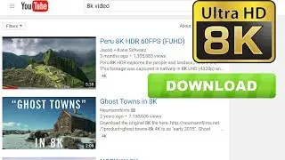 How to download 4K, 8K or original videos in YouTube