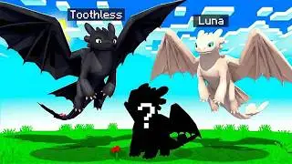 How To BREED TOOTHLESS and LUNA in MINECRAFT! (How To Train Your Dragon)