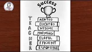 Teacher Day Drawing | Teacher Day Special Drawing | How to Draw Teacher Day Poster