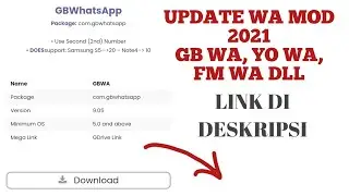 CARA UPDATE WA GB NOVEMBER 2021