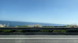 Scenic Drive: Passenger Side View of Nature on the Road