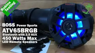 BOSS AUDIO ATV65BRGB 450 Watt Weatherproof Powersports Plug and Play Audio System with 6.5