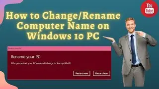 How to Change/Rename Computer Name on Windows 10 PC | Broad Pedia
