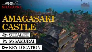 Amagasaki Castle stealth walkthrough (unlock legendary Tools Master Mask) | Assassin's Creed Shadows