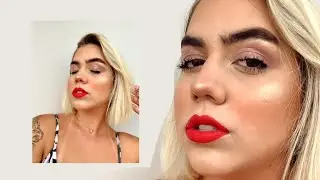 MAKE BOCA TUDO OLHO NADA + RESENHA BASE MARI MARIA