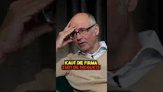 Aktien kaufen von der Firma statt deren Produkte macht oft mehr Sinn!