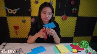 Hướng dẫn làm chiếc thiệp gấp tay trang trí cực hay ho | Hải DIY