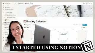 How I use Notion as an absolute beginner 💻💡 Organization for Freelance, Work, Study, etc. (Tutorial)