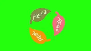 Green Screen : Bio Recycle Animations : No Copyrights