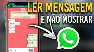 Como visualizar mensagem no WhatsApp e não ficar azul