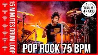 Drum Beat 75 bpm - Groove Drum Track 75 BPM POP ROCK | Batería 75 BPM POP ROCK